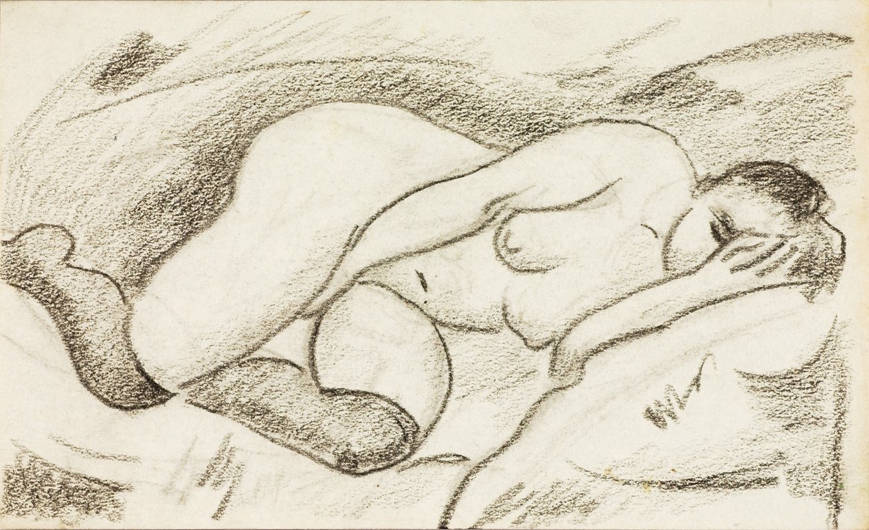 Desnudo femenino reclinado de Carl Newman