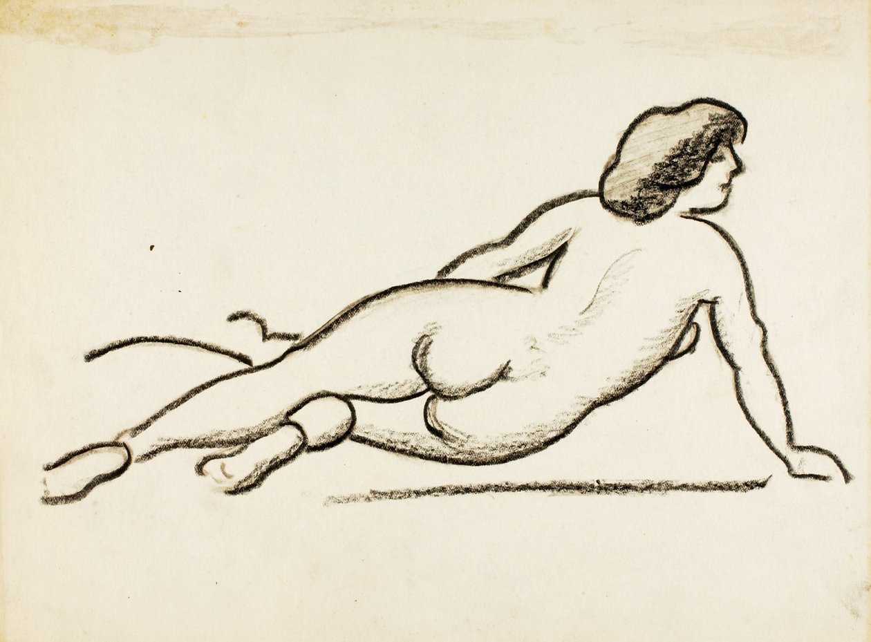 Desnudo femenino reclinado de Carl Newman