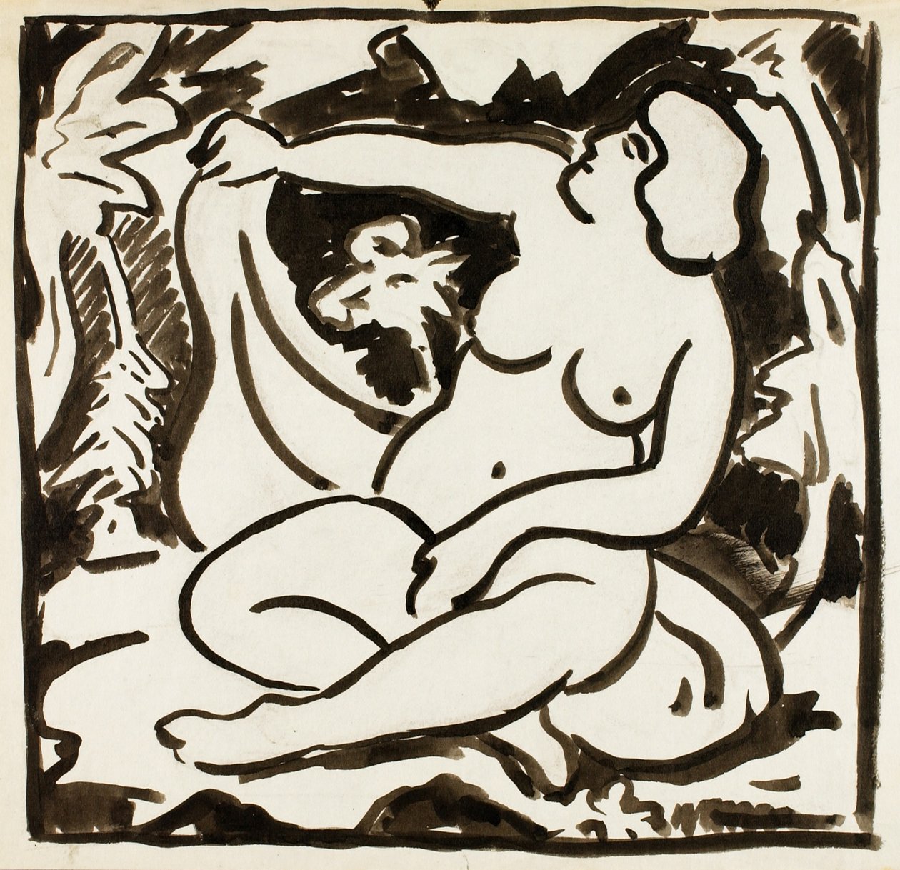 Desnudo reclinado de Carl Newman