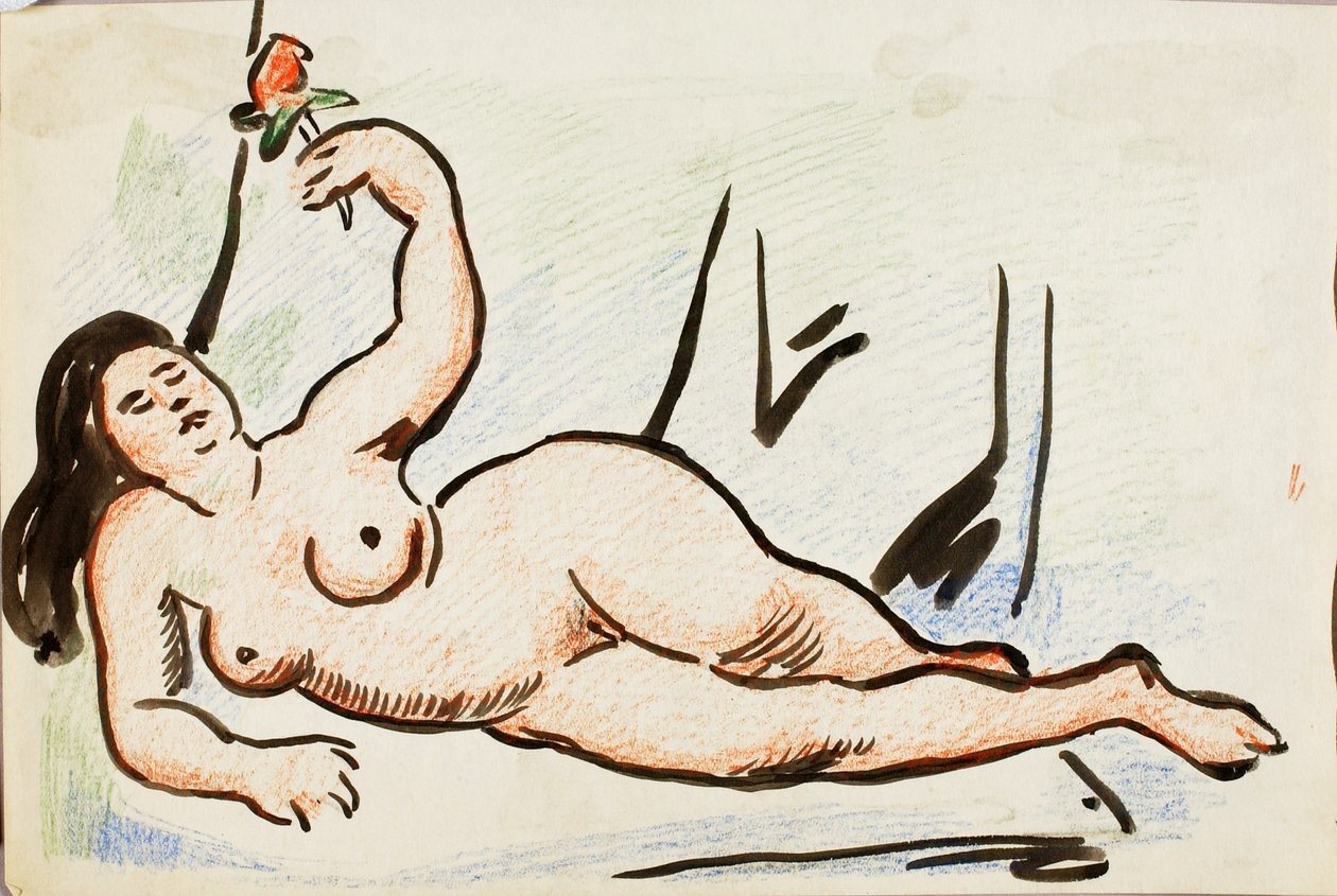 Desnudo reclinado de Carl Newman