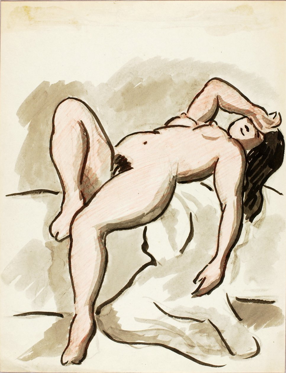 Desnudo reclinado de Carl Newman