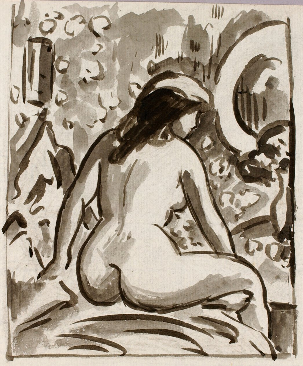 Desnudo sentado de Carl Newman