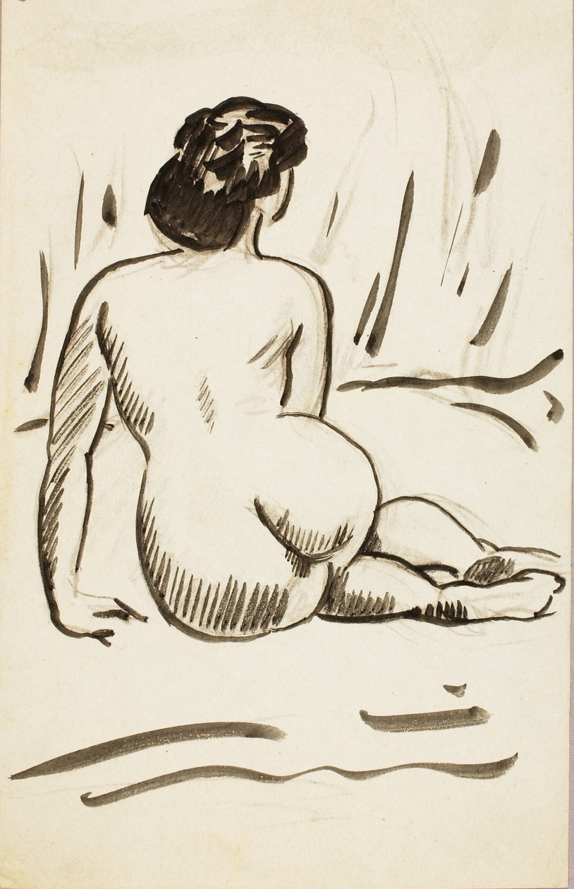 Desnudo sentado de Carl Newman