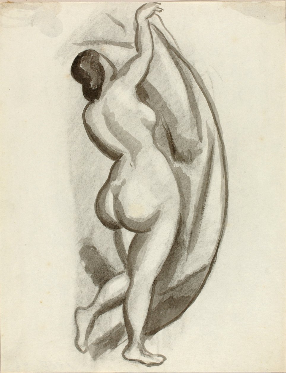 Desnudo femenino de pie de Carl Newman