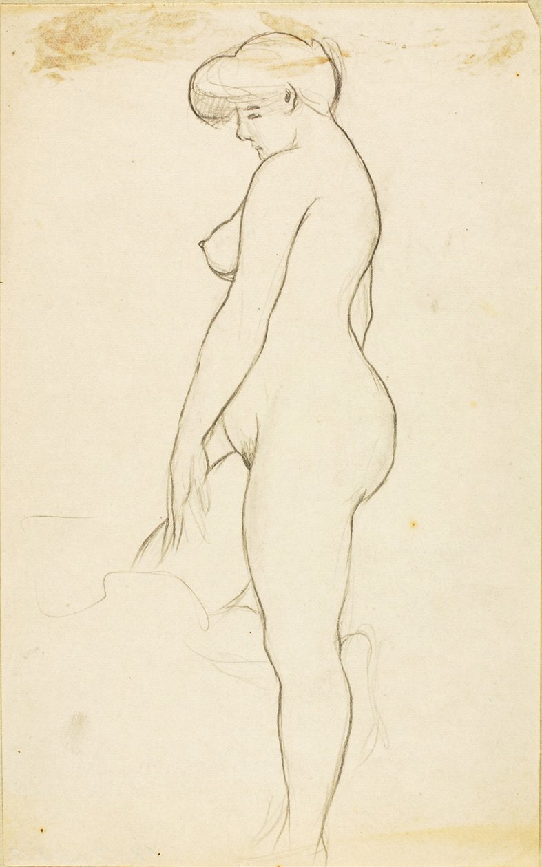 Desnudo femenino de pie de Carl Newman