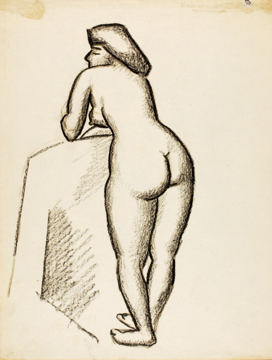 Desnudo femenino de pie de Carl Newman