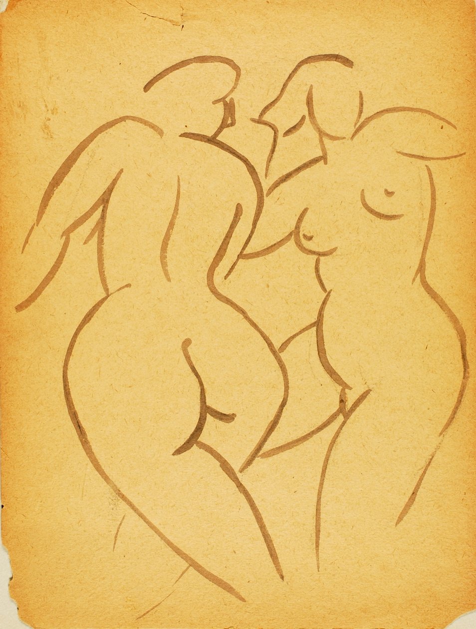 Dos desnudos femeninos de Carl Newman