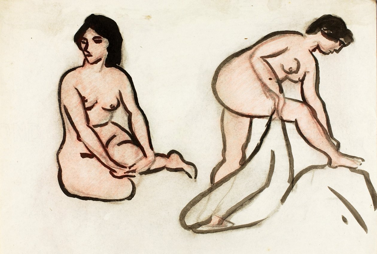 Dos desnudos femeninos de Carl Newman