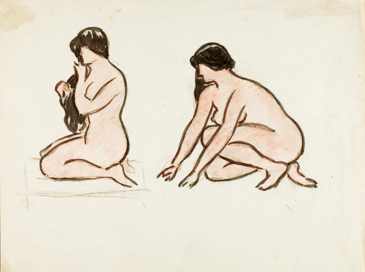 Dos desnudos femeninos de Carl Newman