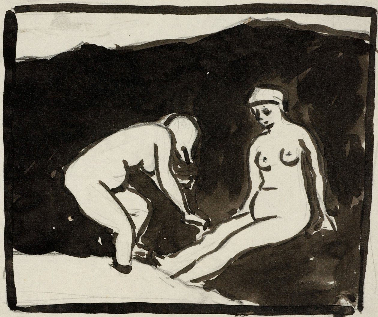 Dos desnudos femeninos de Carl Newman