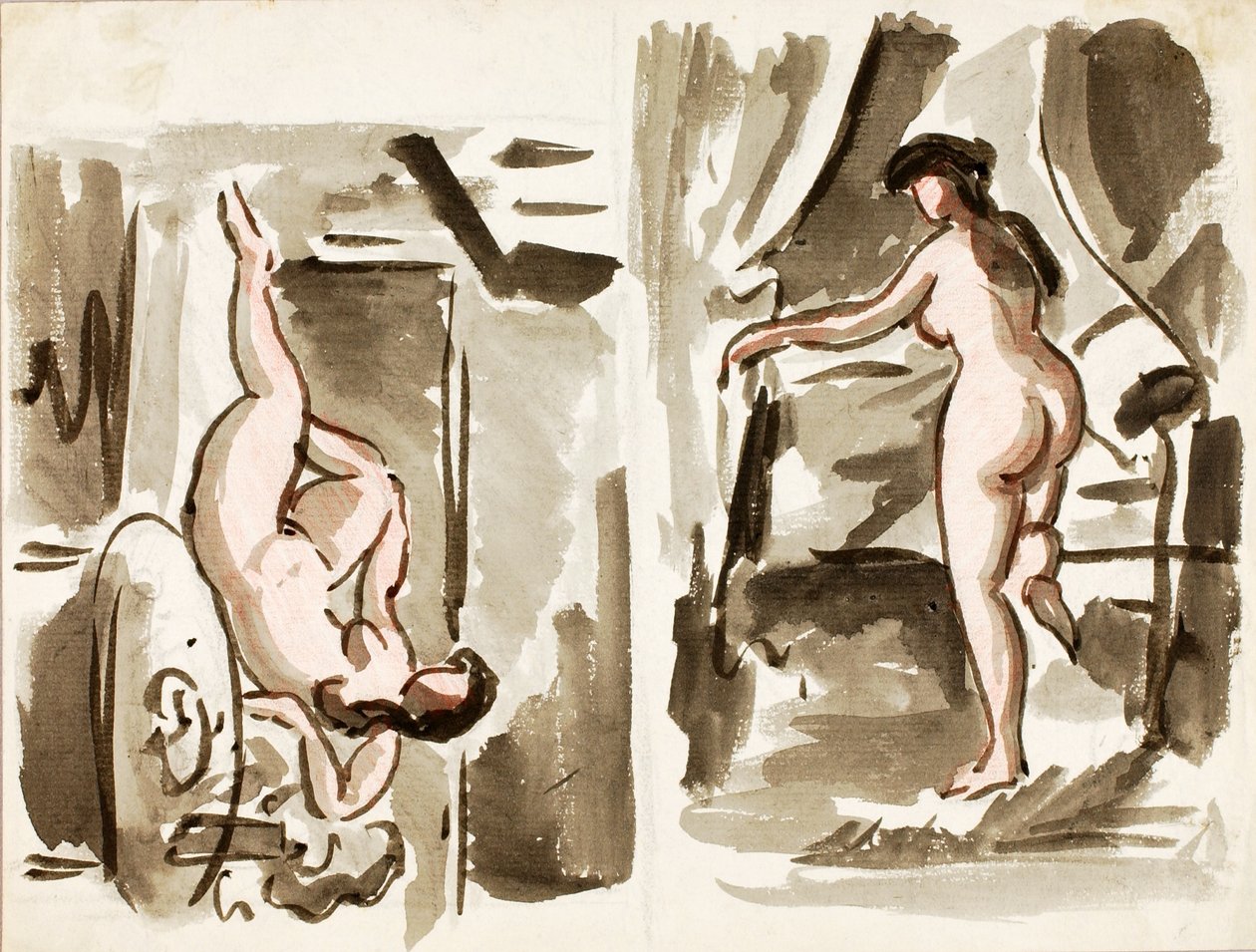 Dos desnudos femeninos de Carl Newman