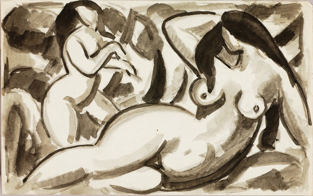 Dos desnudos femeninos de Carl Newman