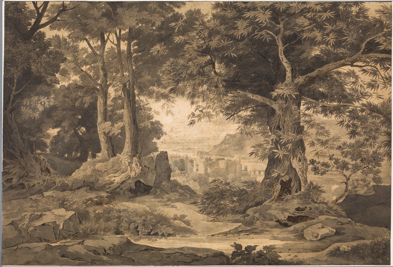 Heidelberg, con su hermoso horizonte de Carl Philipp Fohr