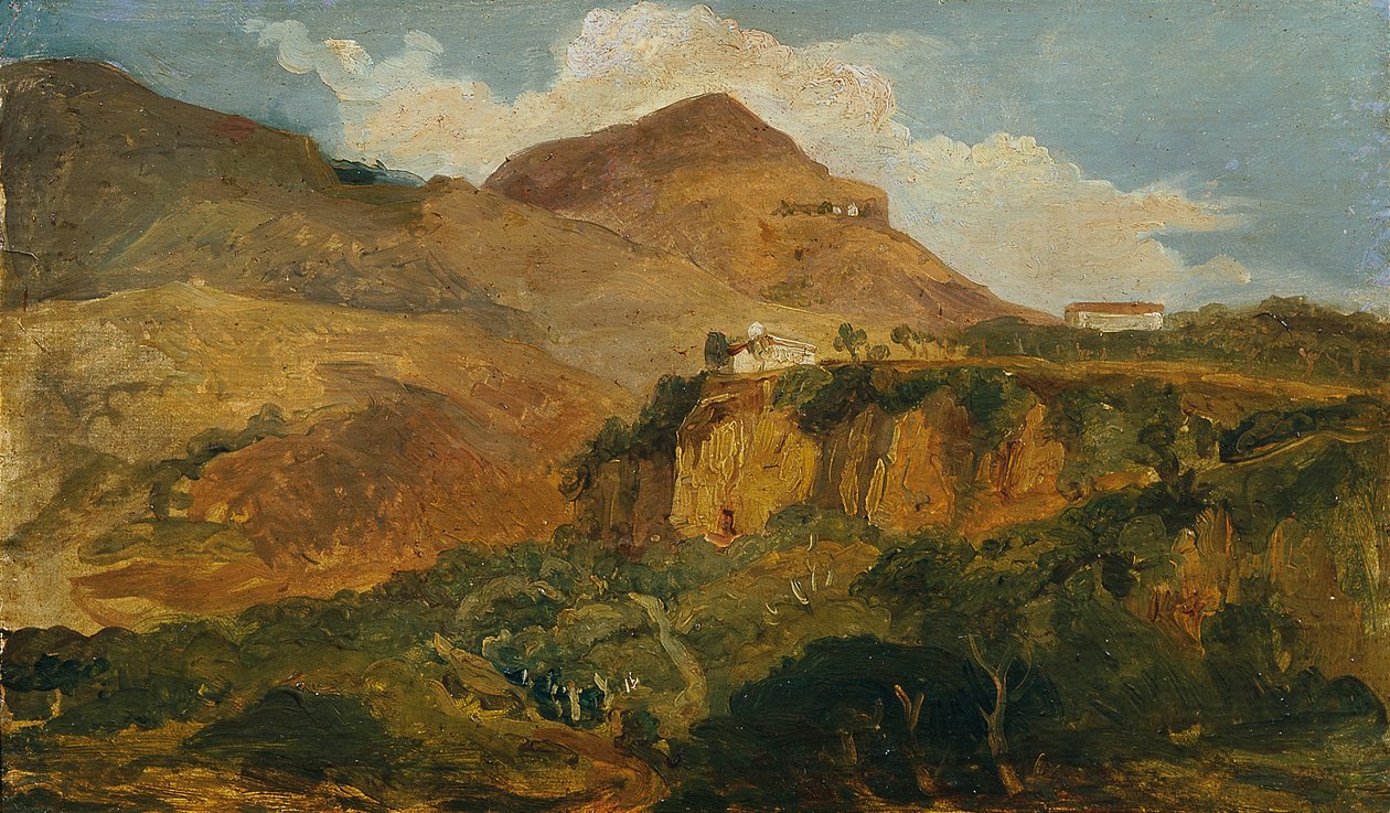 paisaje montañoso del sur de Carl Rahl