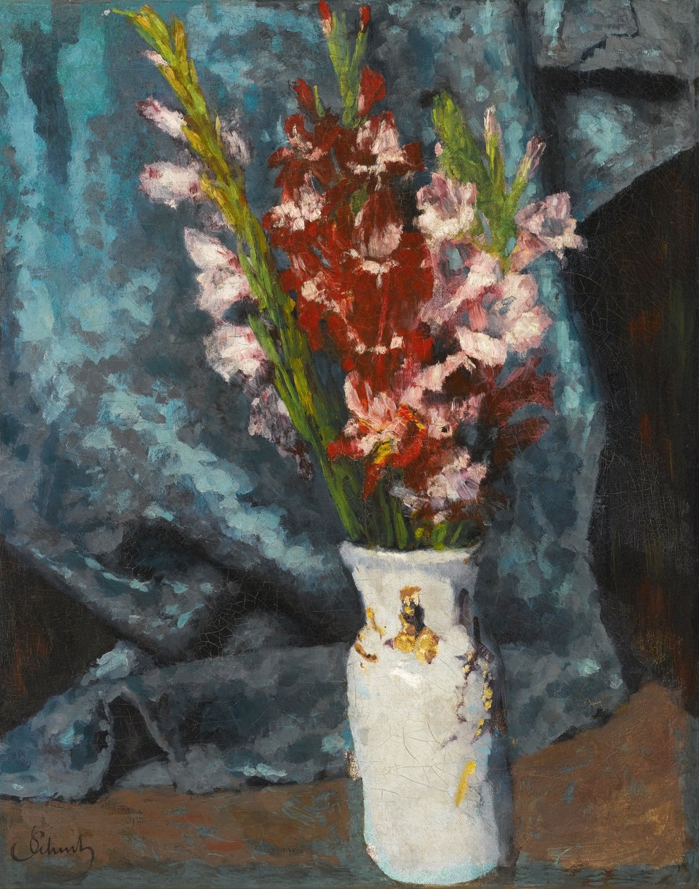 Gladiolos de Carl Schuch