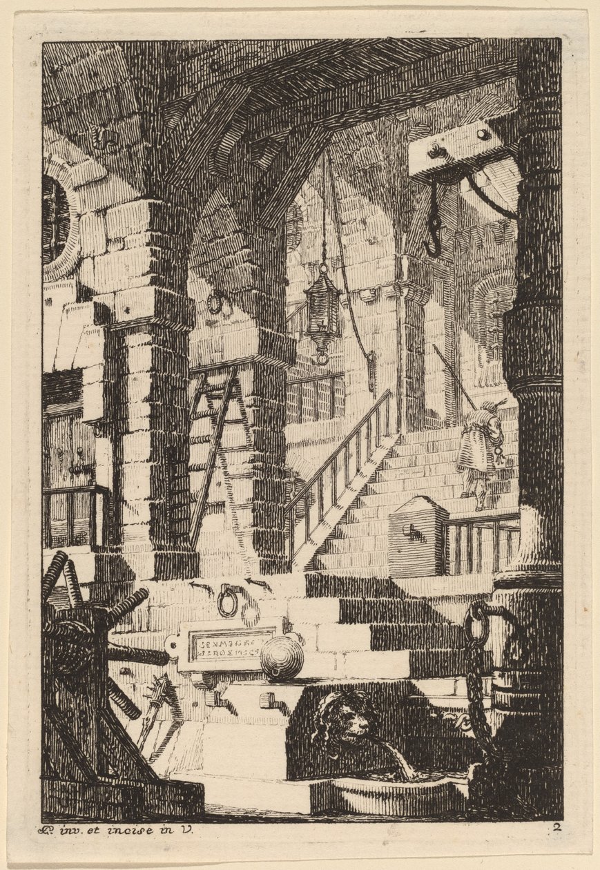 Fantasía de una Prisión Antigua de Carl Schütz