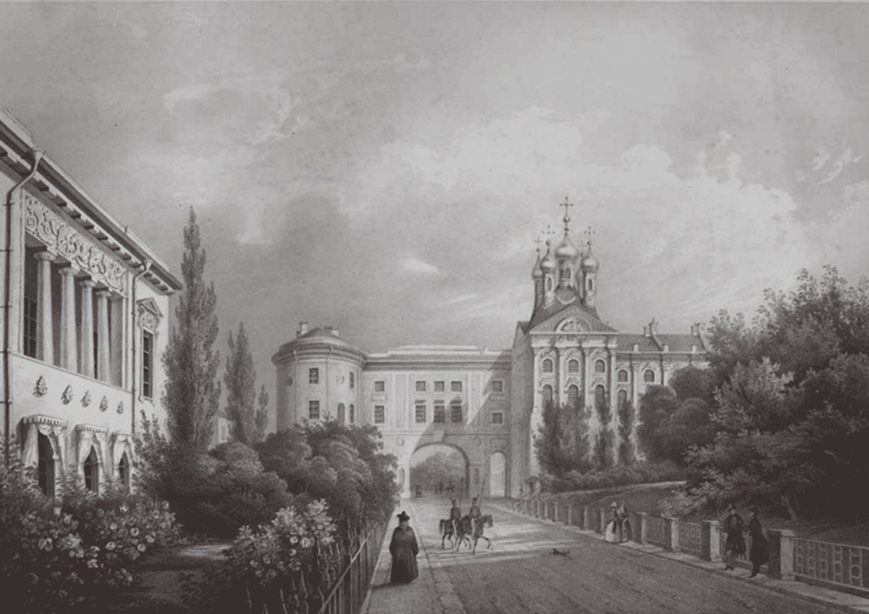 El Liceo Imperial en Tsarskoye Selo, 1850s de Carl Schulz