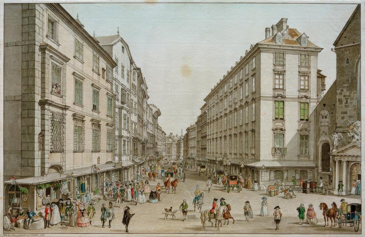 El mercado de Kohl en Viena de Carl Schütz