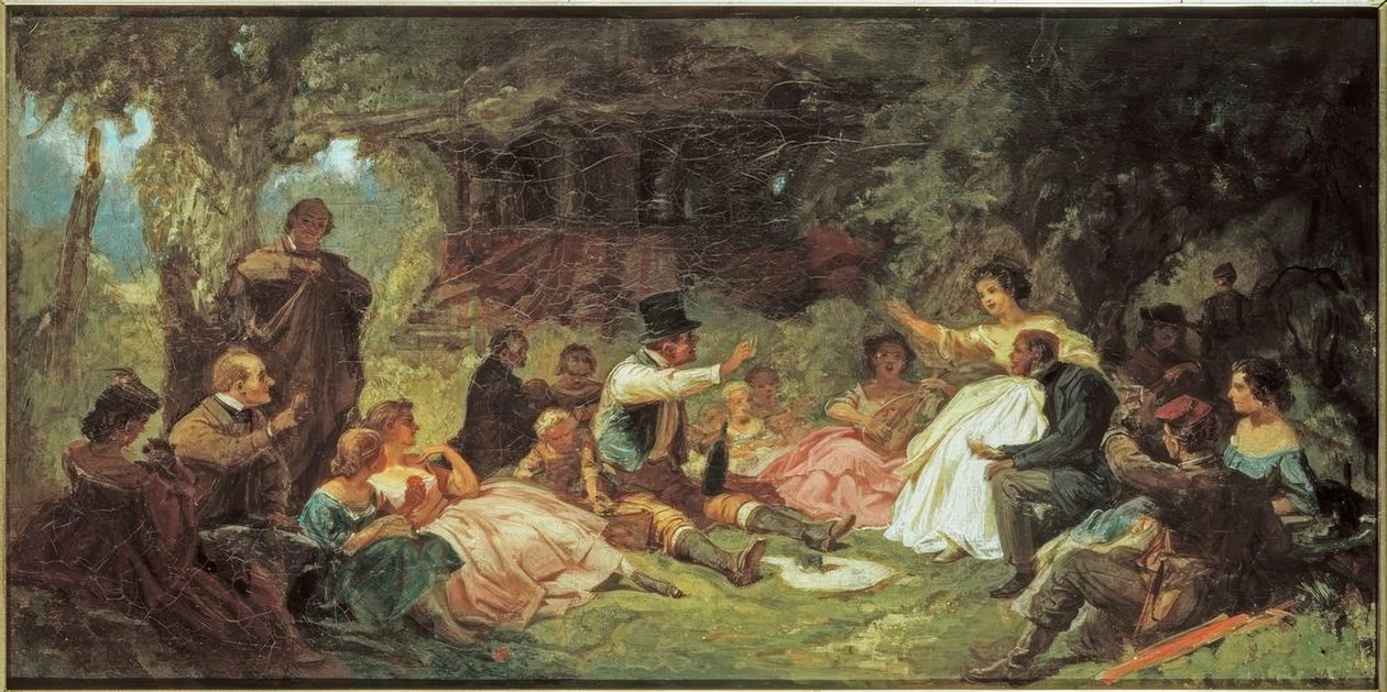 El picnic de Carl Spitzweg