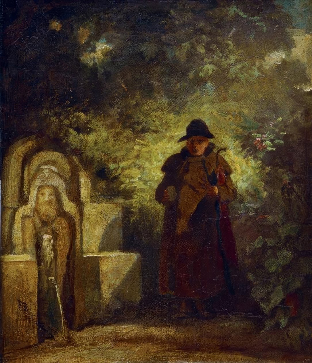 El Invitado de la Fuente de Carl Spitzweg