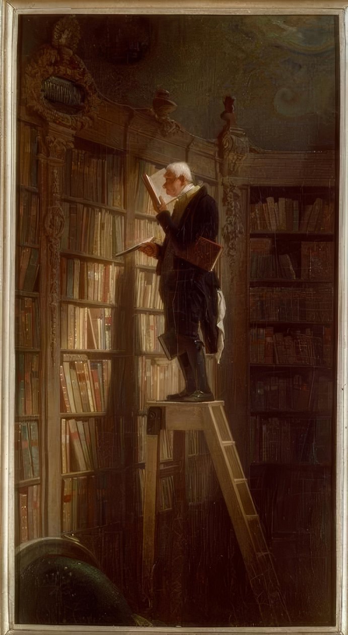 El ratón de biblioteca de Carl Spitzweg