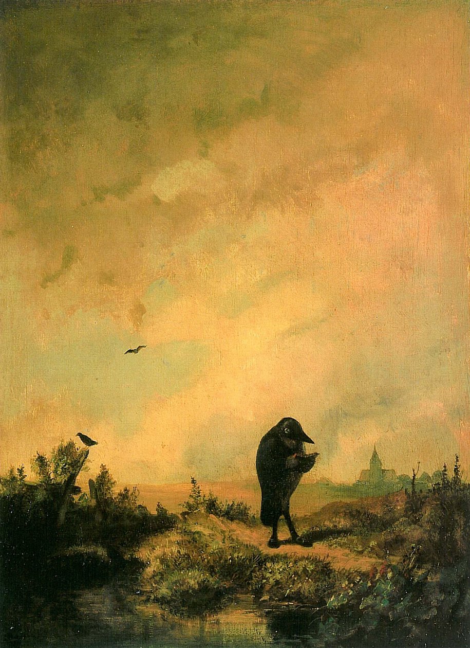 El cuervo de Carl Spitzweg