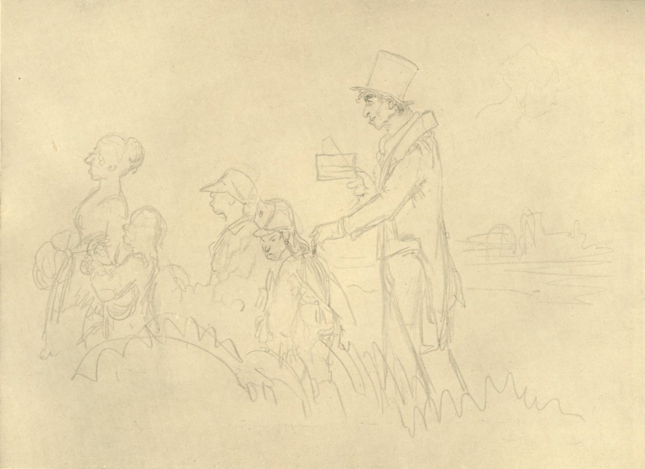Der jüdische Magister, mediados-finales del siglo XIX, c1924 de Carl Spitzweg