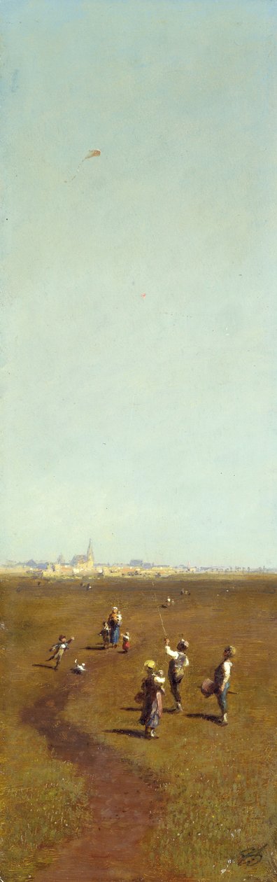 Drachensteigen de Carl Spitzweg