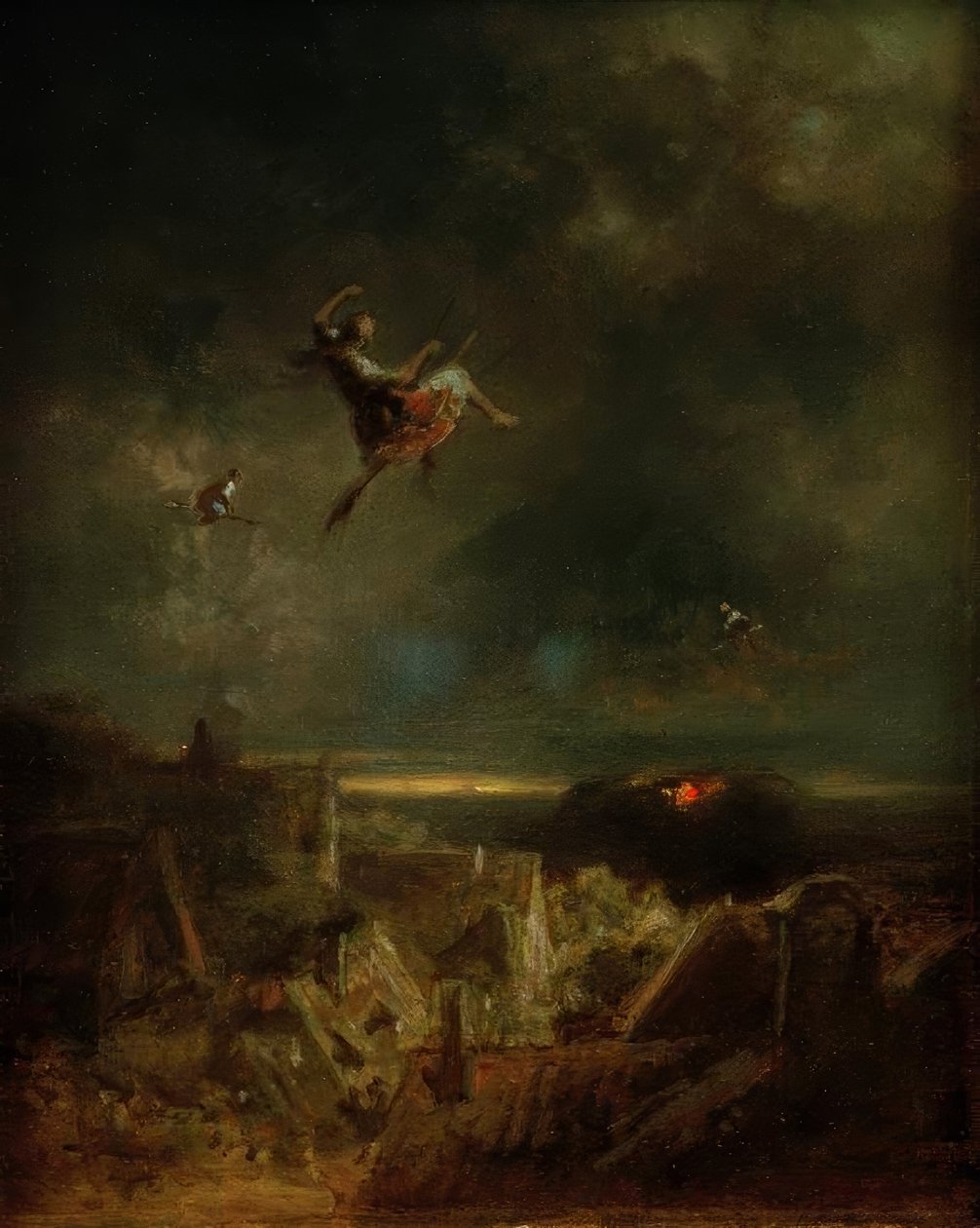 Cabalgata de brujas de Carl Spitzweg