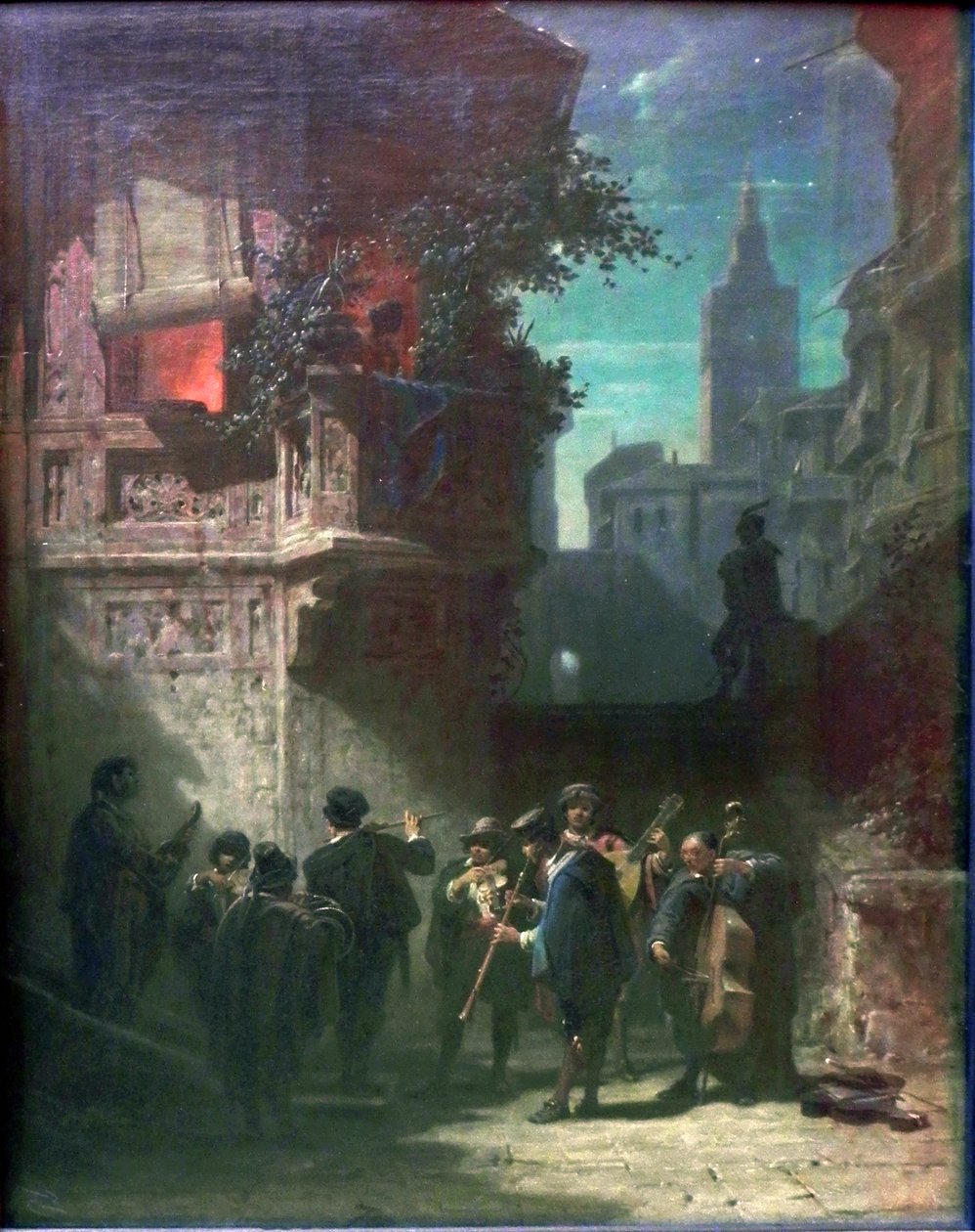 Serenata española de Carl Spitzweg