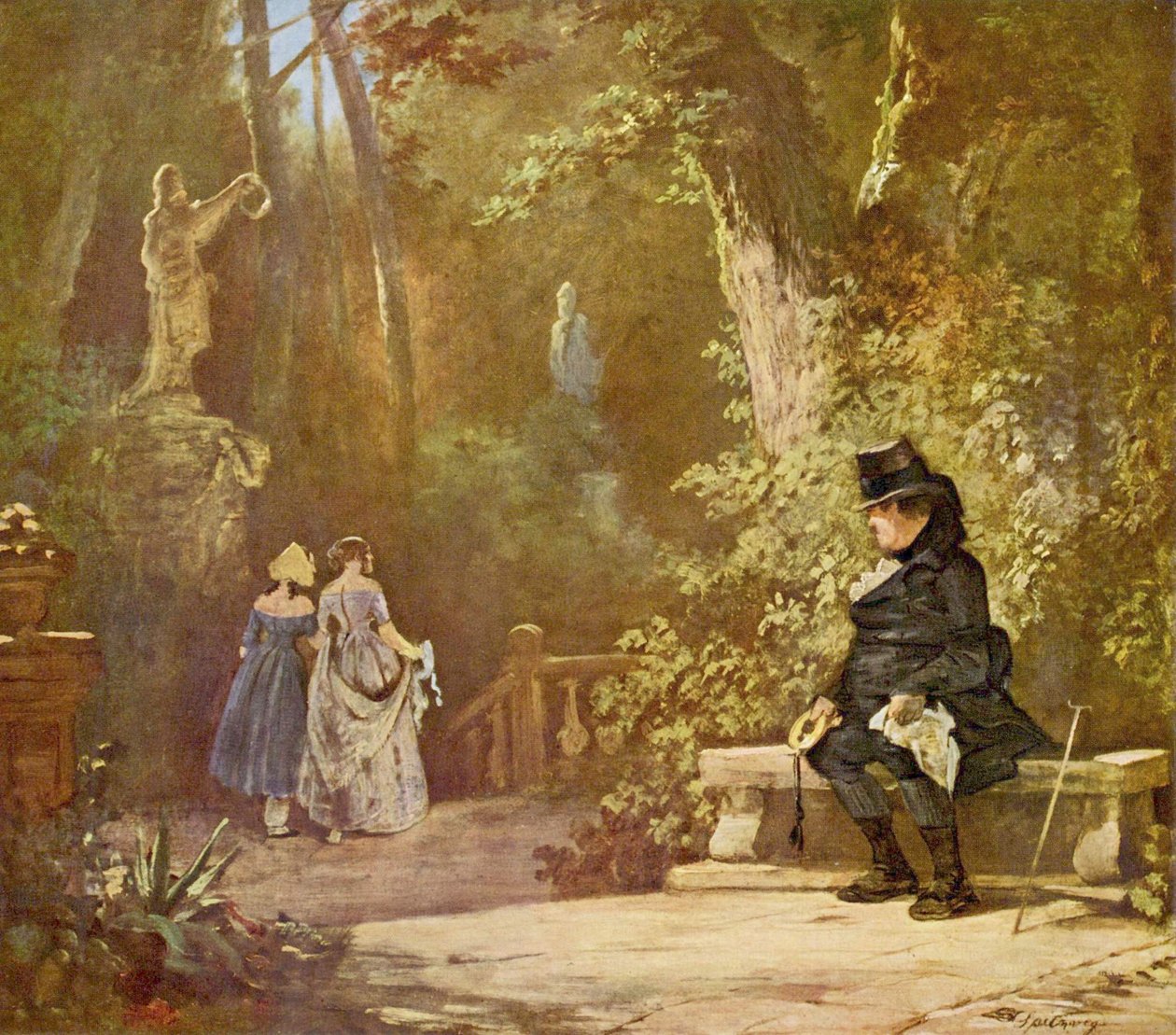 El viudo de Carl Spitzweg