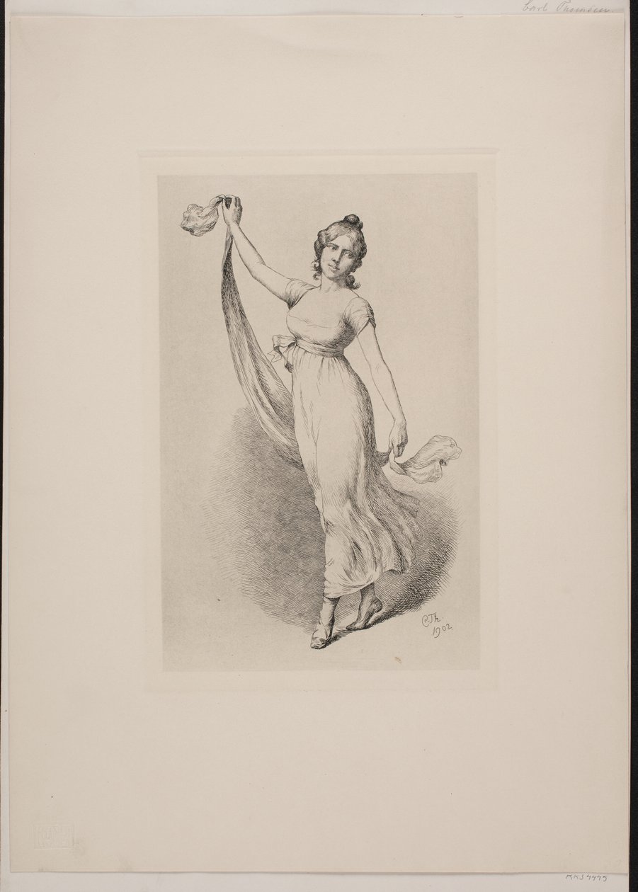 Niña bailando de Carl Thomsen