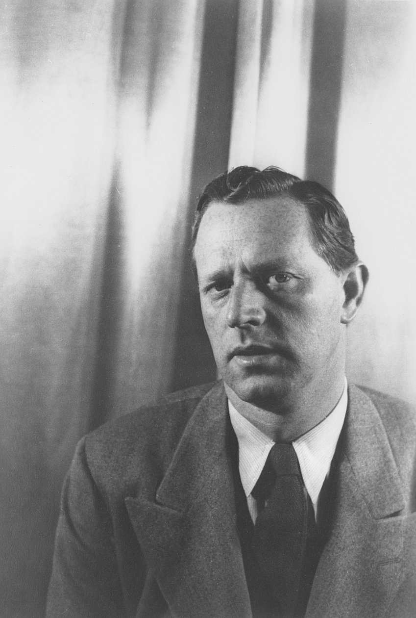 Erskine Caldwell (1903-87) 1938 (gelatina de plata) de Carl Van Vechten