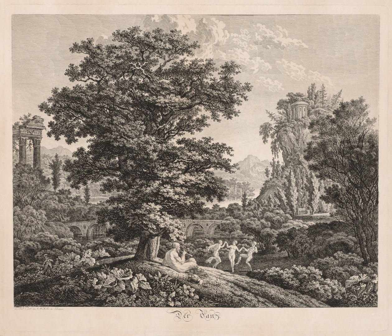 La Danza, 1799 de Carl Wilhelm Kolbe I