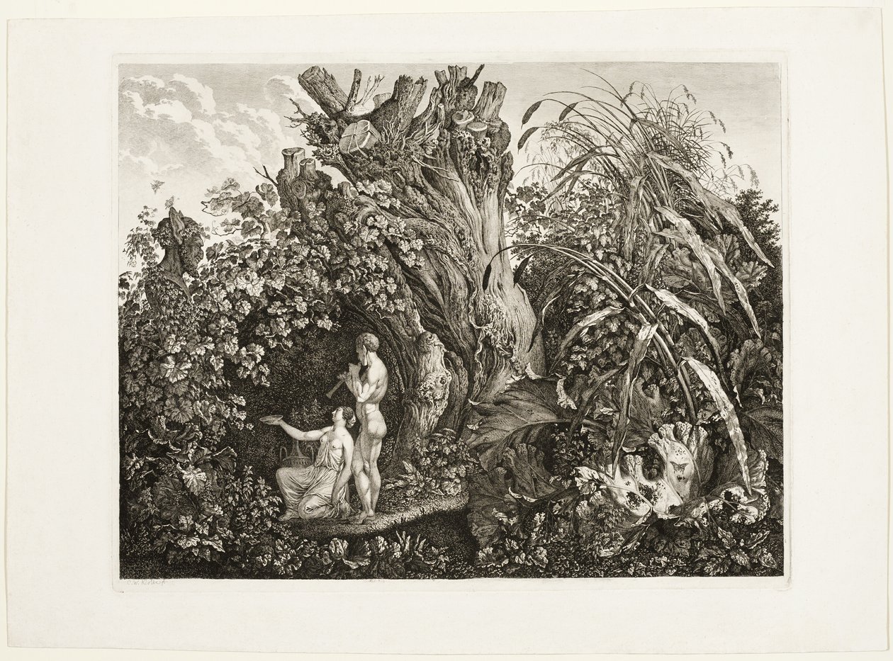 El sacrificio de Pan de Carl Wilhelm Kolbe, the elder