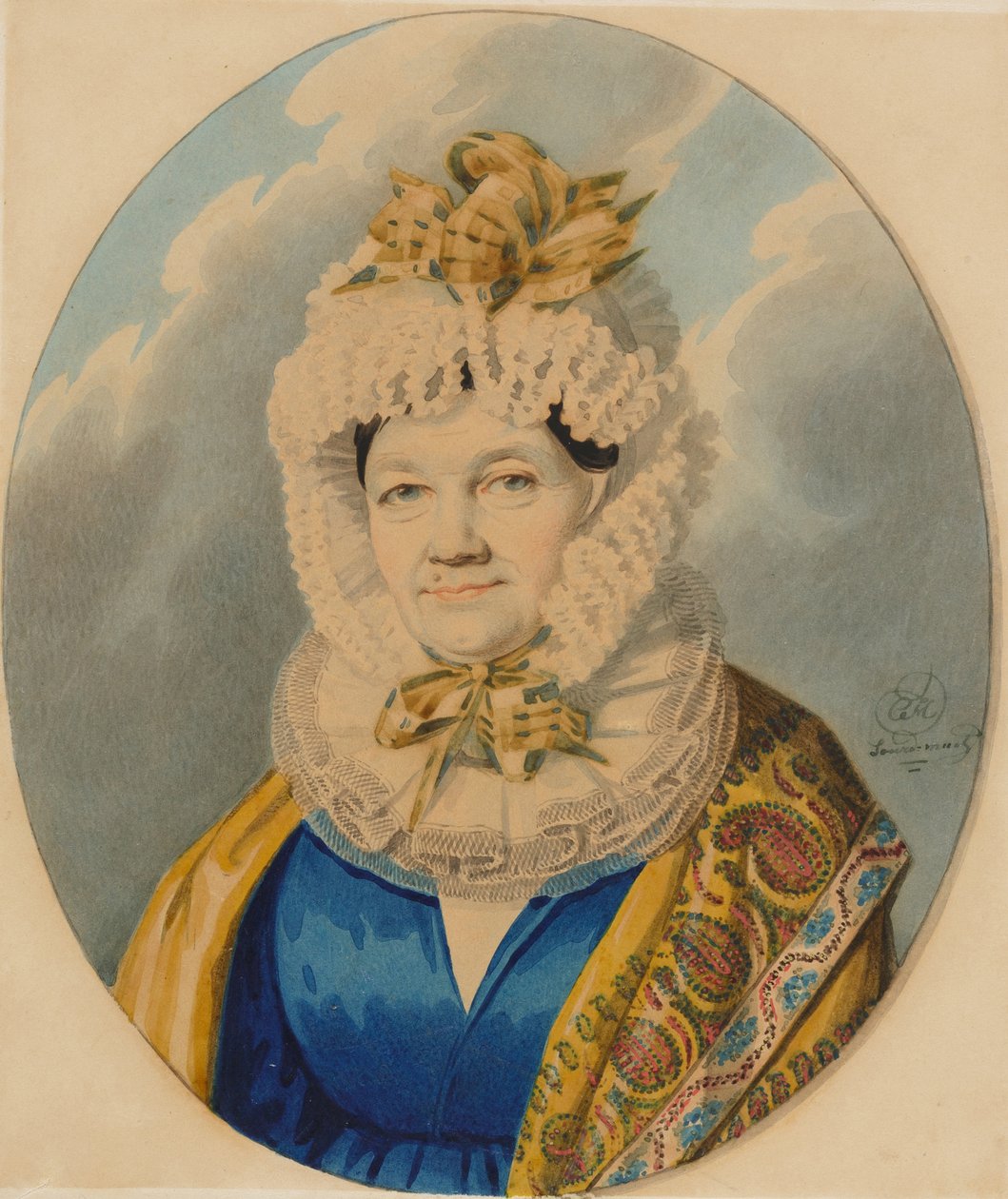 Condesa Natalia Fyodorovna Gorchakova, principios de 1830 de Carl von Hampeln