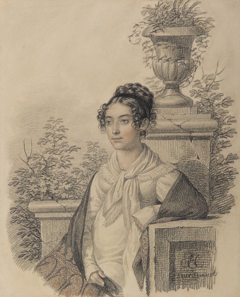 Retrato de Olga Nikolaevna Kokoshkina, née Rezanova de Carl von Hampeln