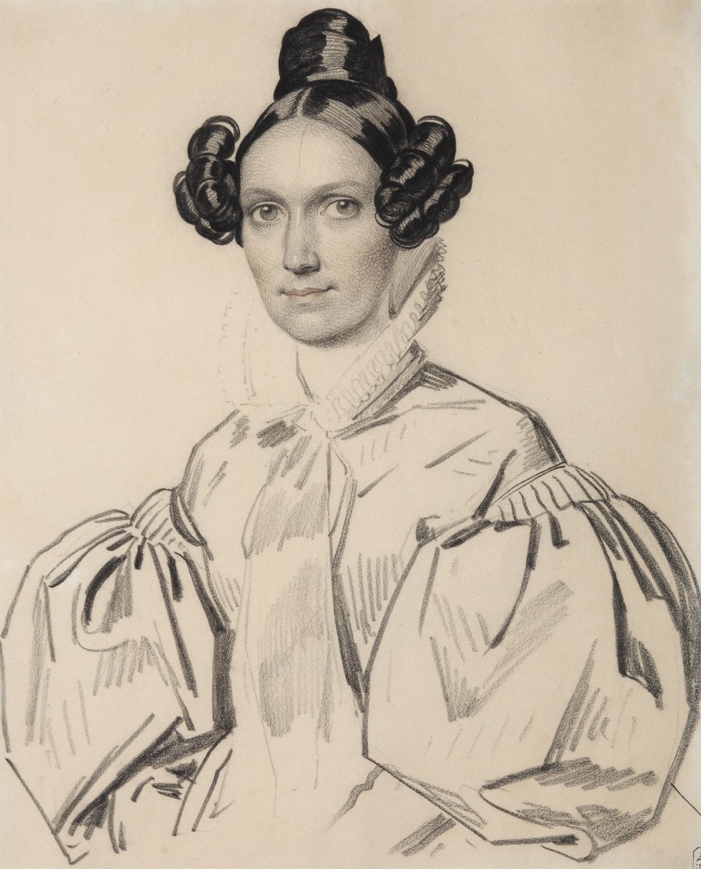 Retrato de Olga Nikolaevna Talyzina, nacida Zubova 1803-1882, principios de la década de 1830 de Carl von Hampeln