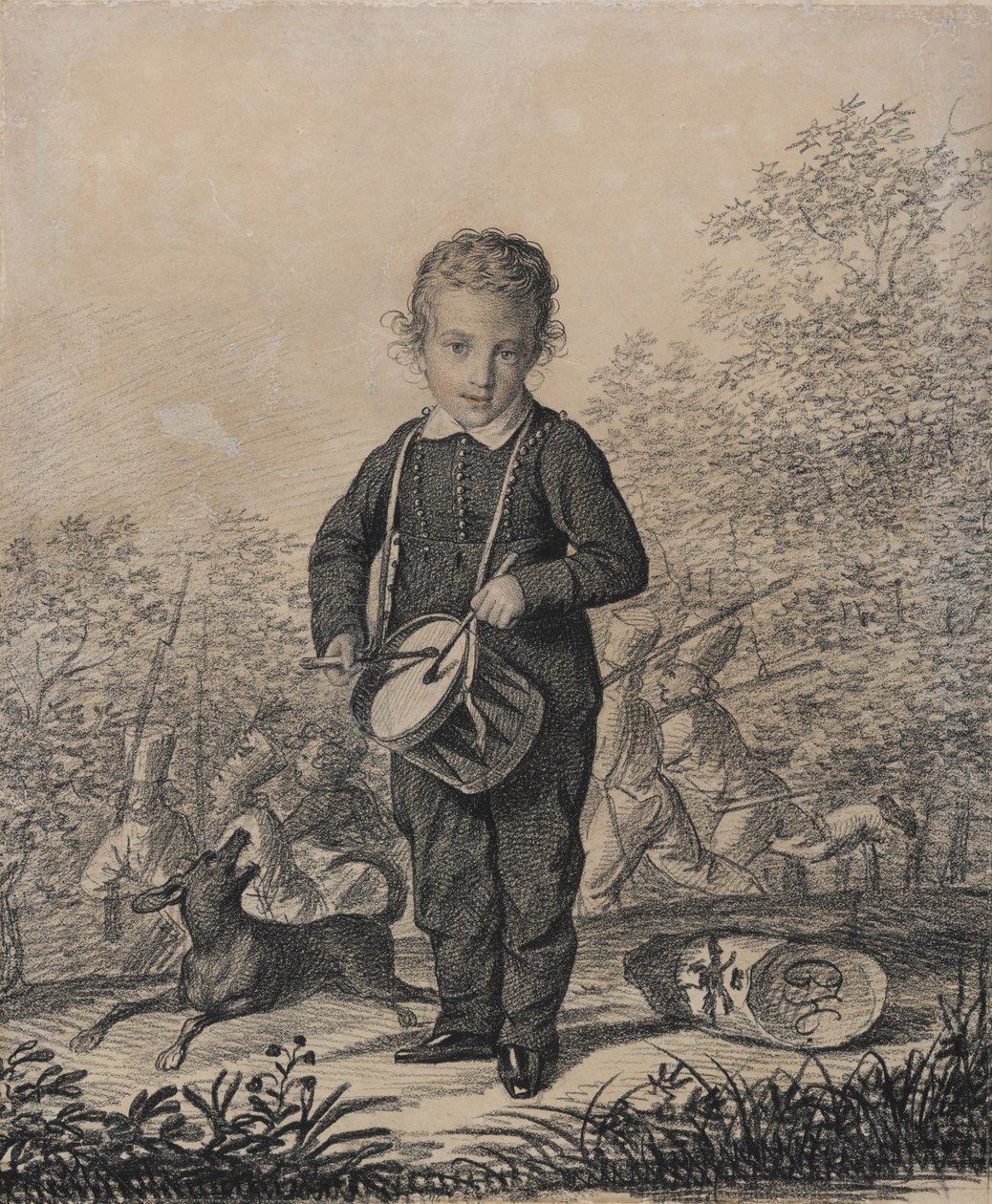 Retrato de Timofey Korsakov, principios de los años 1820 de Carl von Hampeln