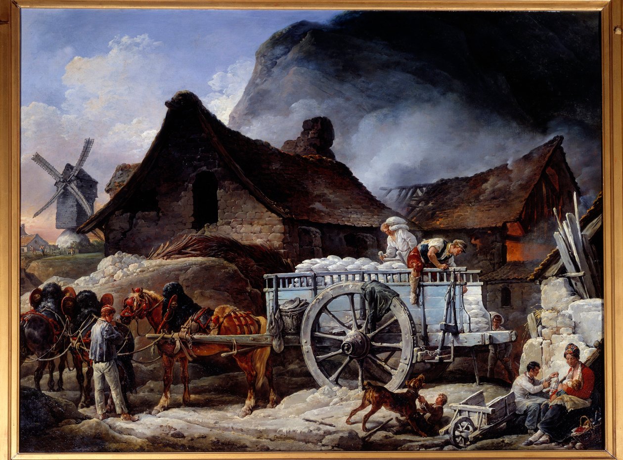 Horno de yeso en Montmartre de Carle Vernet