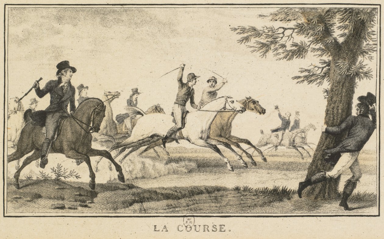 Escenas de Carreras: La Carrera de Carle Vernet