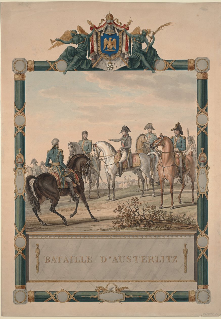 La batalla de Austerlitz el 2 de diciembre de 1805, 1805 de Carle Vernet
