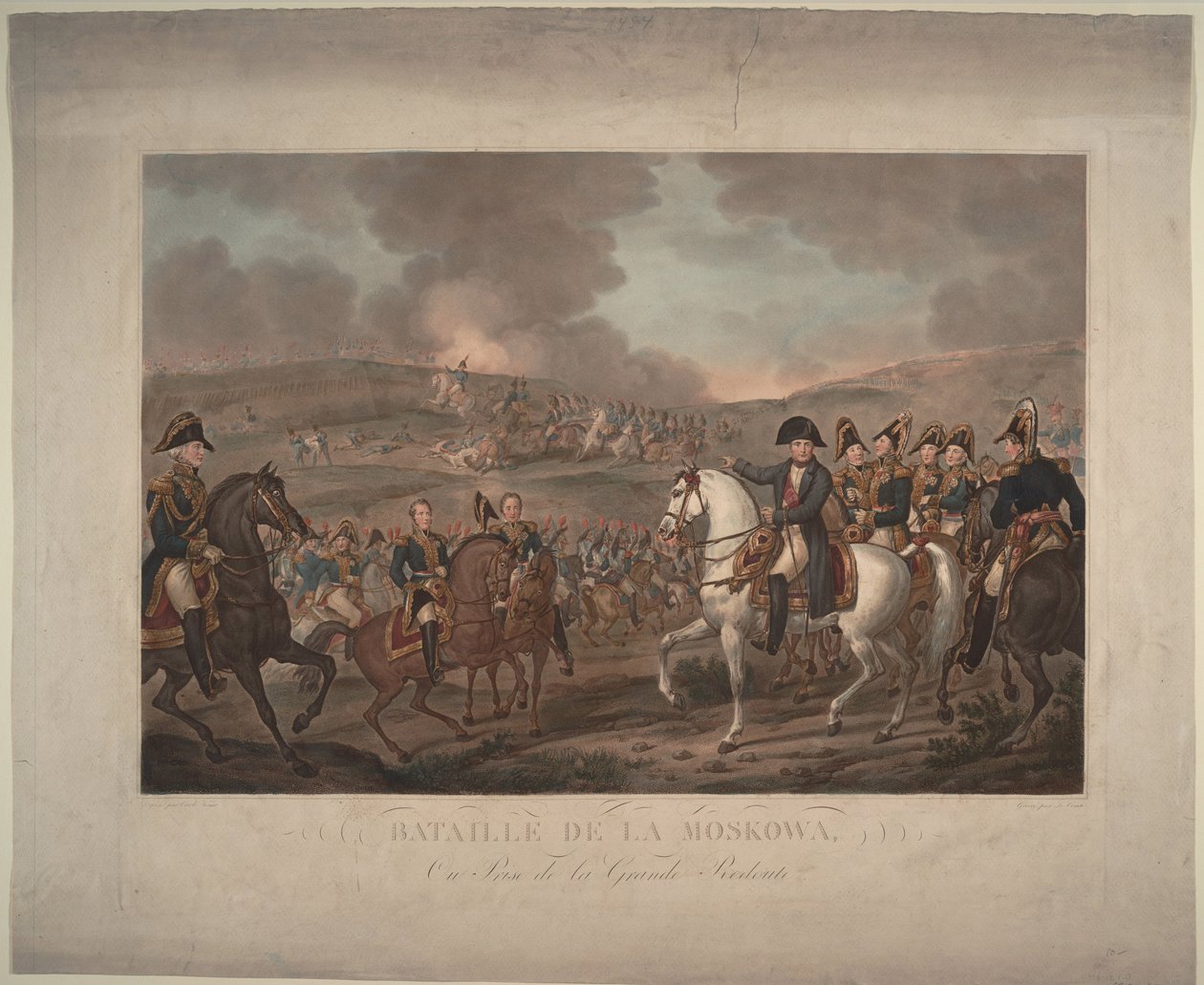 La Batalla de Borodino el 26 de agosto de 1812, 1825 de Carle Vernet