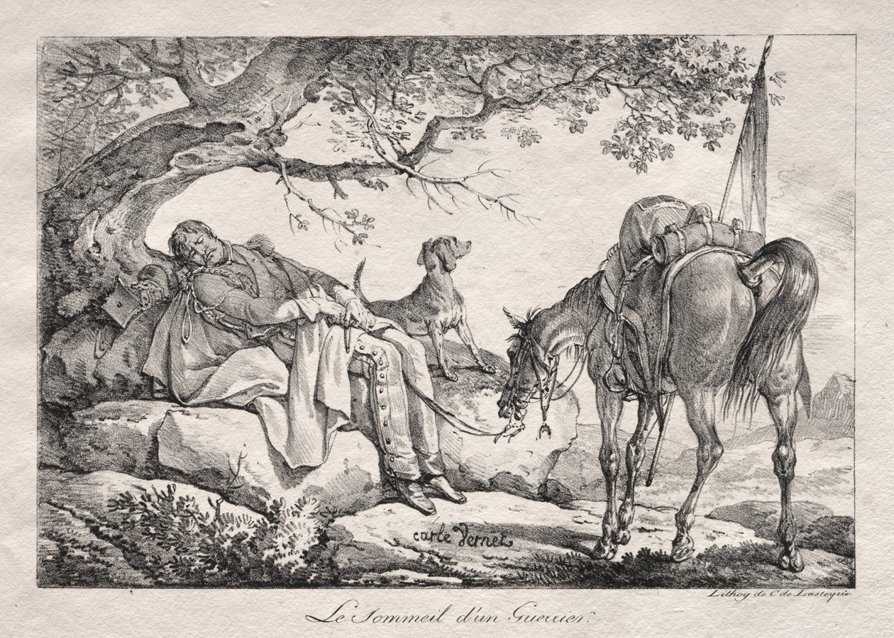 El soldado dormido de Carle Vernet
