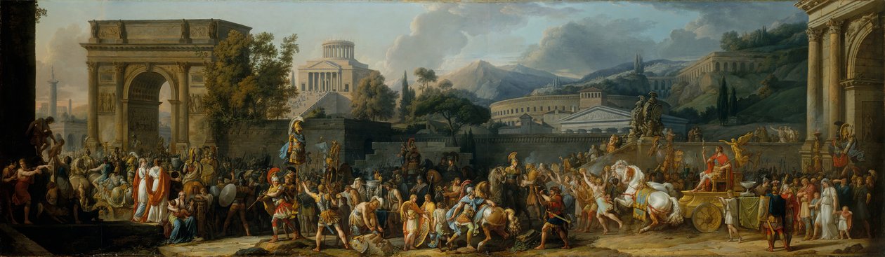 El triunfo de Emilio Paulo de Carle Vernet