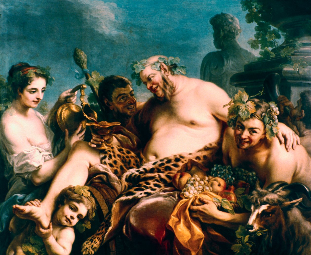 Silenus borracho, 1747 de Carle van Loo