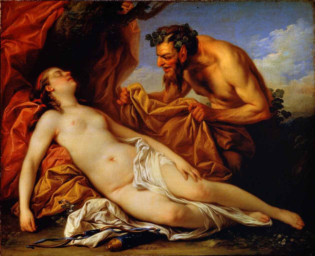 Júpiter y Antíope, c1753 de Carle van Loo