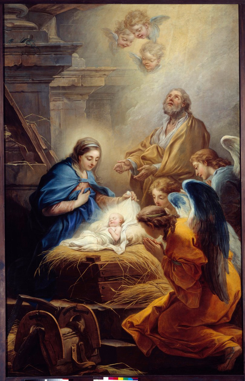 La adoración de los ángeles de Carle van Loo