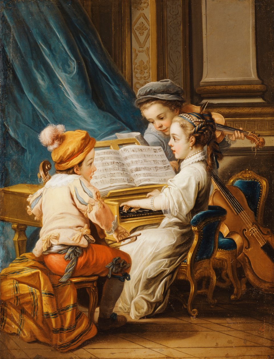 Las Cuatro Artes - Música de Carle van Loo