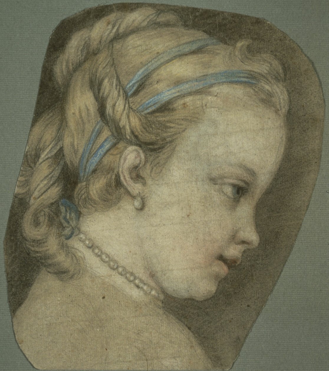 Chica joven mirando a la derecha de Carle van Loo